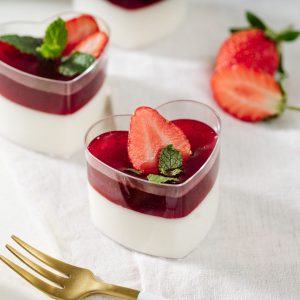 Panna Cotta dâu tây